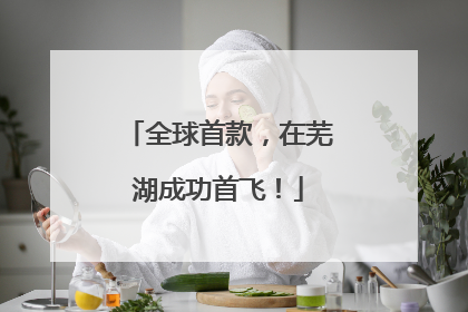 全球首款，在芜湖成功首飞！
